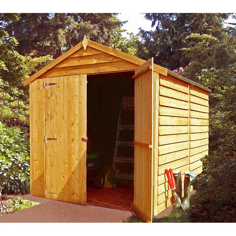 Shire Cromer 6' 5" x 8' 1" Apex Shed - Premium Pressure Treated Overlap