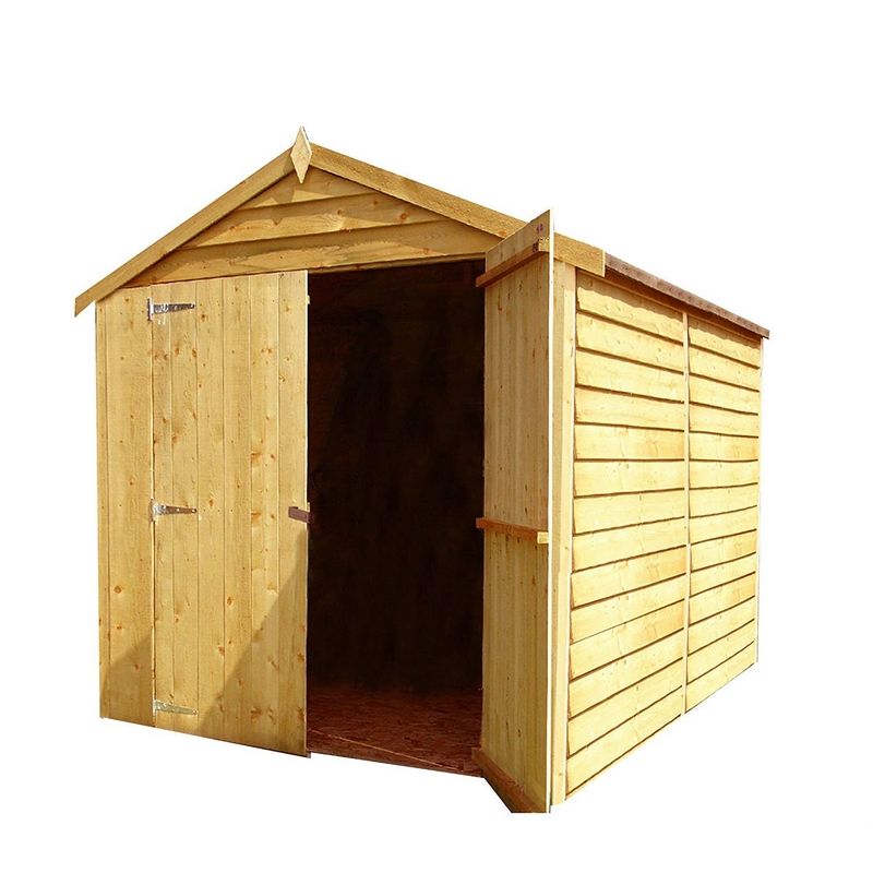 Shire Cromer 6' 5" x 8' 1" Apex Shed - Premium Pressure Treated Overlap