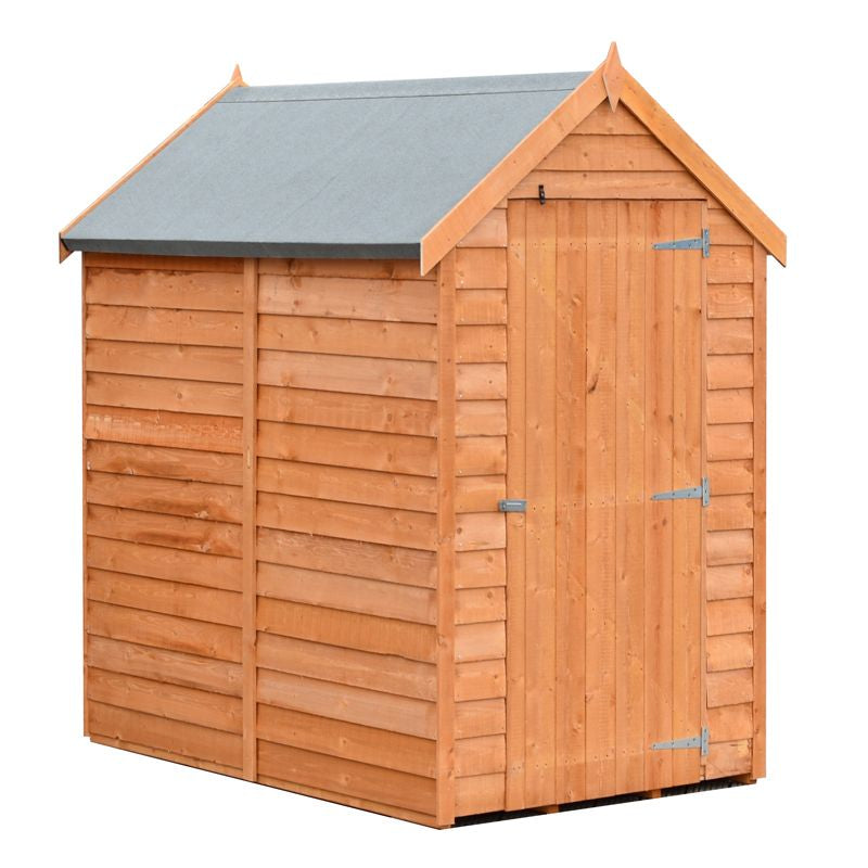 Shire Wiltshire 4' 4" x 6' Apex Shed - Premium Dip Treated Overlap