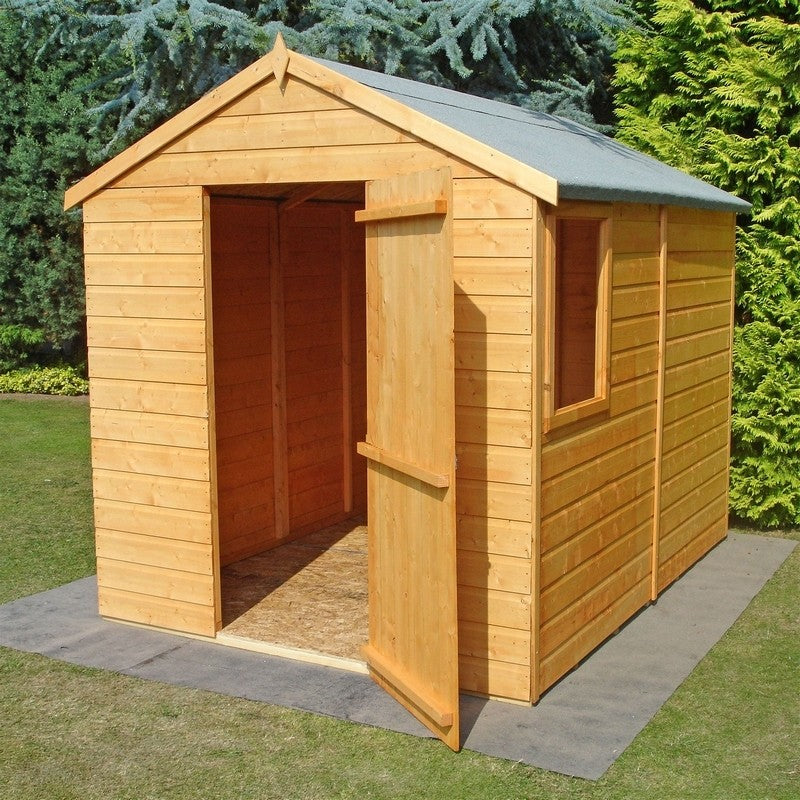 Shire Cambridge 6' x 8' 1" Apex Shed - Premium Pressure Treated Overlap