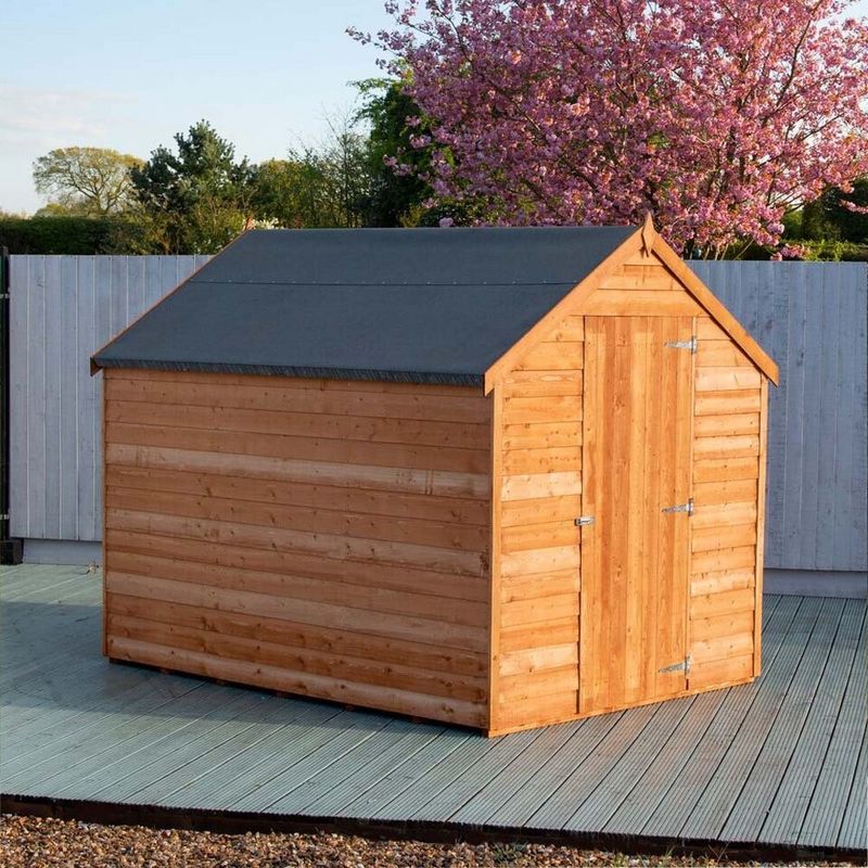 Shire Cromer 6' 5" x 8' 1" Apex Shed - Budget Dip Treated Overlap