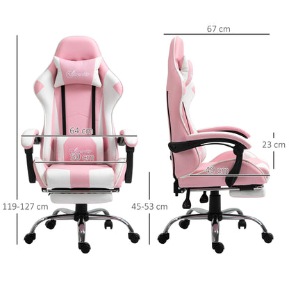 Vinsetto Racing Gaming Chair with Lumbar Support