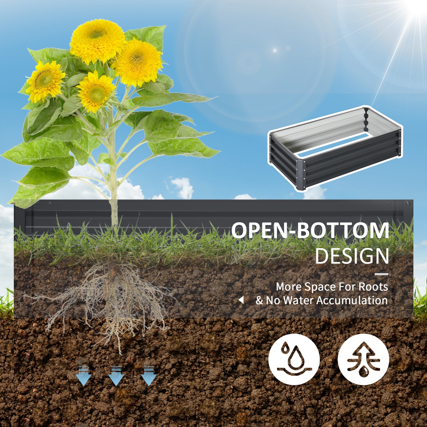 Outsunny Raised Beds for Garden