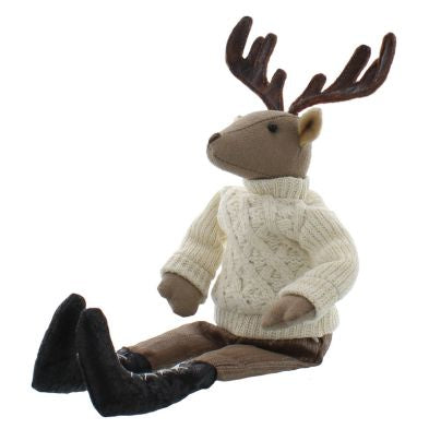 Reindeer Christmas Decoration Brown - 48cm