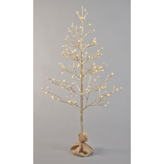 3ft Christmas Tree Light Feature Metal & Plastic with LED Lights Warm White 