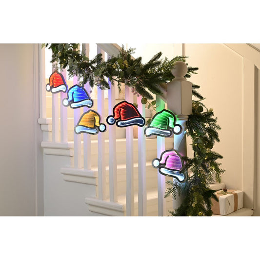 Infinity Garland With 6 Christmas Hats - 0.39333cm