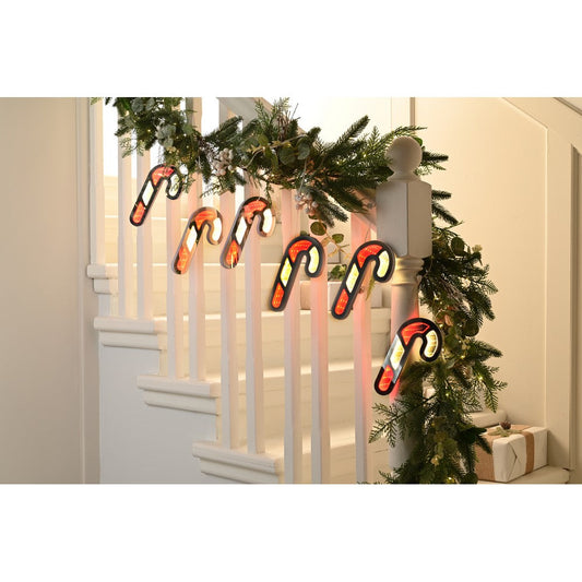 Christmas String s Candy Cane Light Red & Warm White Outdoor 210 LED - 175m