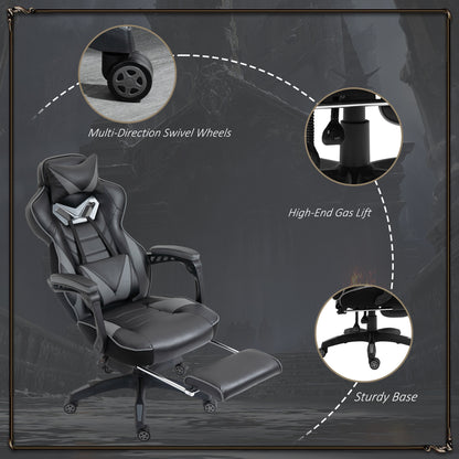 Vinsetto Racing Gaming Chair with Footrest