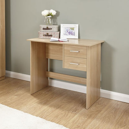 Panama Desk Natural 2 Drawers