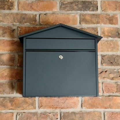 Cadiz Letterbox Stainless Steel Anthracite Grey 42.5cm