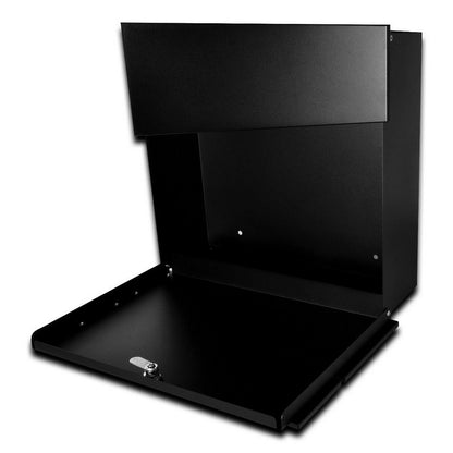 Statement Letterbox Stainless Steel Black 40cm