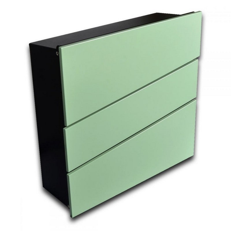 Statement Letterbox Stainless Steel Chartwell Green 40cm