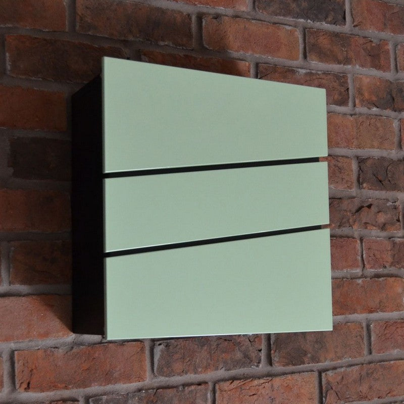 Statement Letterbox Stainless Steel Chartwell Green 40cm