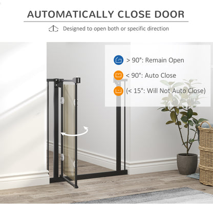 PawHut Pressure Fit Safety Gate for Doorways and Staircases