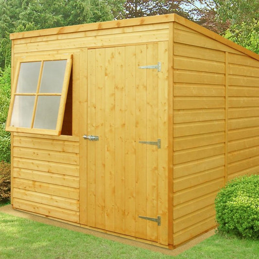 Shire Hampshire 6' 5" x 6' 8" Pent Shed - Premium Dip Treated Shiplap