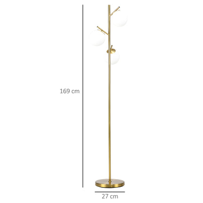 Homcom 3-Light Tree Floor Lamps for Living Room