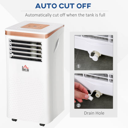 A Rated 7,000 BTU Portable Air Conditioner With Remote & 24 Hour Timer by Homcom