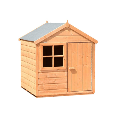 Shire Playhut 4' x 4' 3" Apex Children's Playhouse - Premium Dip Treated Shiplap