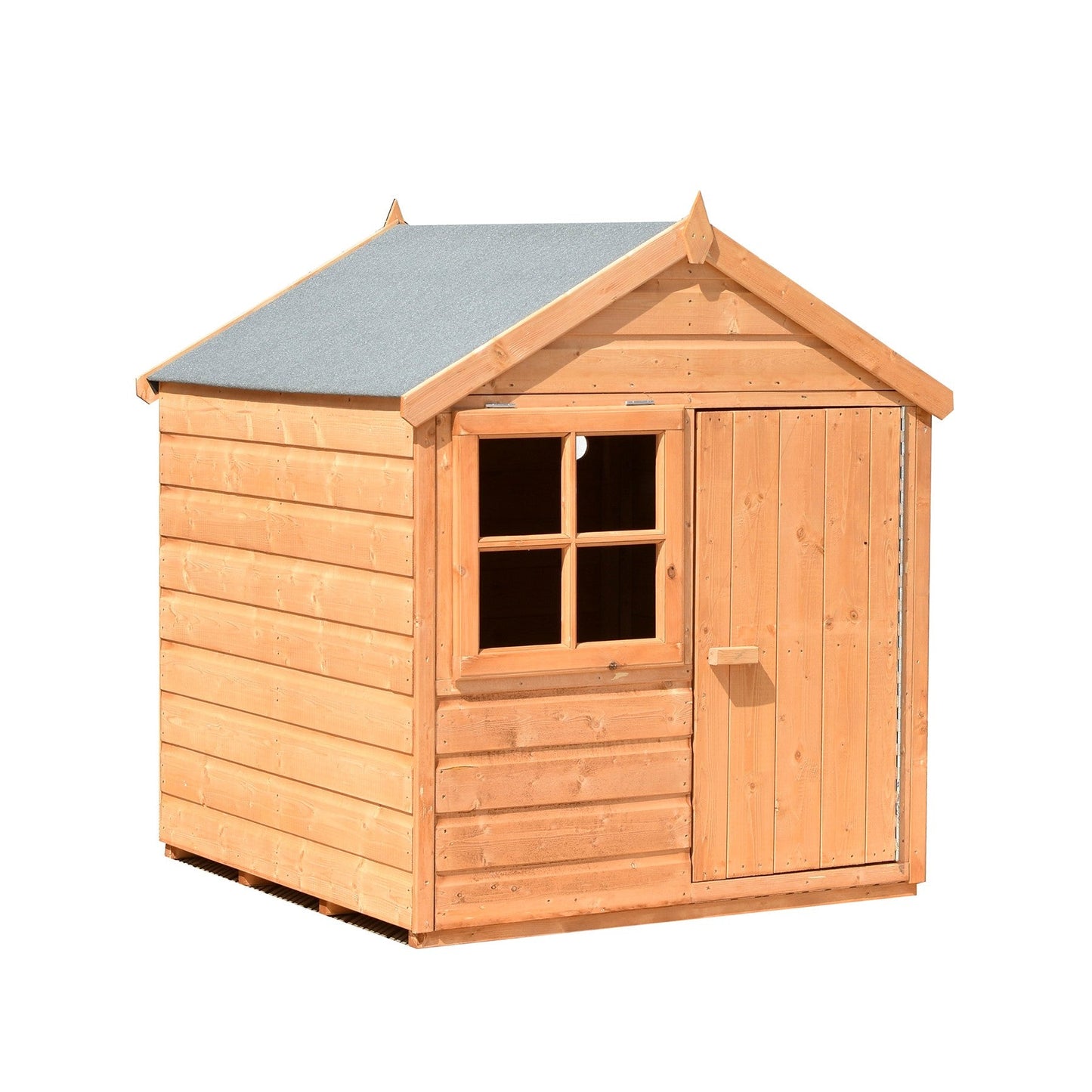 Shire Playhut 4' x 4' 3" Apex Children's Playhouse - Premium Dip Treated Shiplap