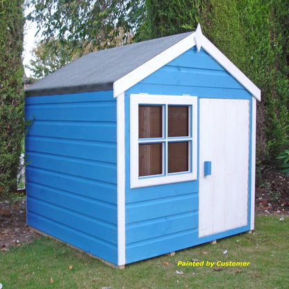 Shire Playhut 4' x 4' 3" Apex Children's Playhouse - Premium Dip Treated Shiplap