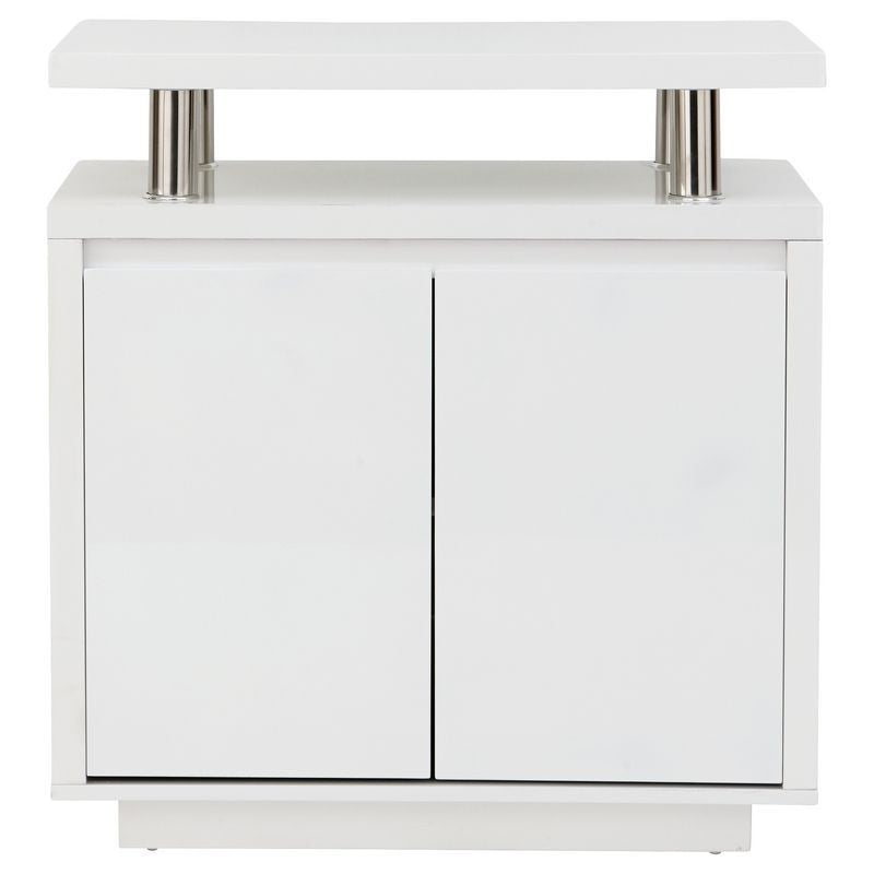 Polar Sideboard White 2 Doors 2 Shelves