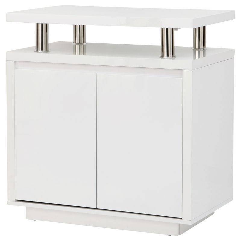 Polar Sideboard White 2 Doors 2 Shelves