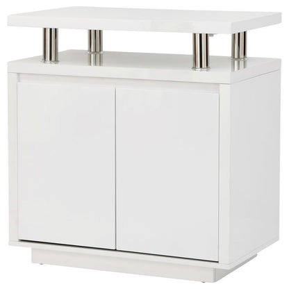 Polar Sideboard White 2 Doors 2 Shelves