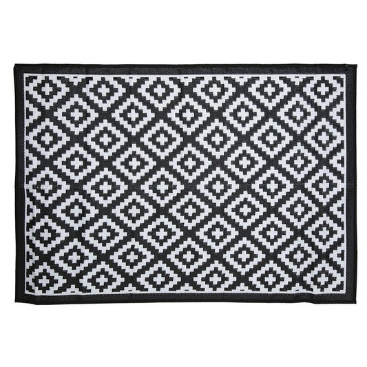 Wensum Waterproof Rectangular Rug Black 233x160cm