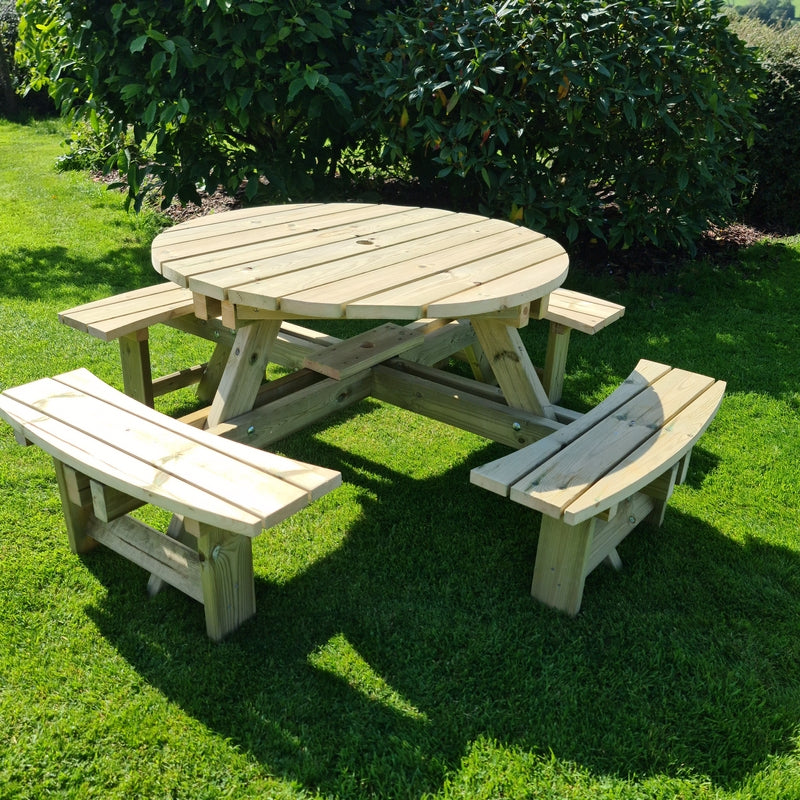 Westwood Garden Picnic Table by Croft - 8 Seats