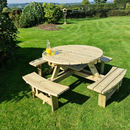 Westwood Garden Picnic Table by Croft - 8 Seats