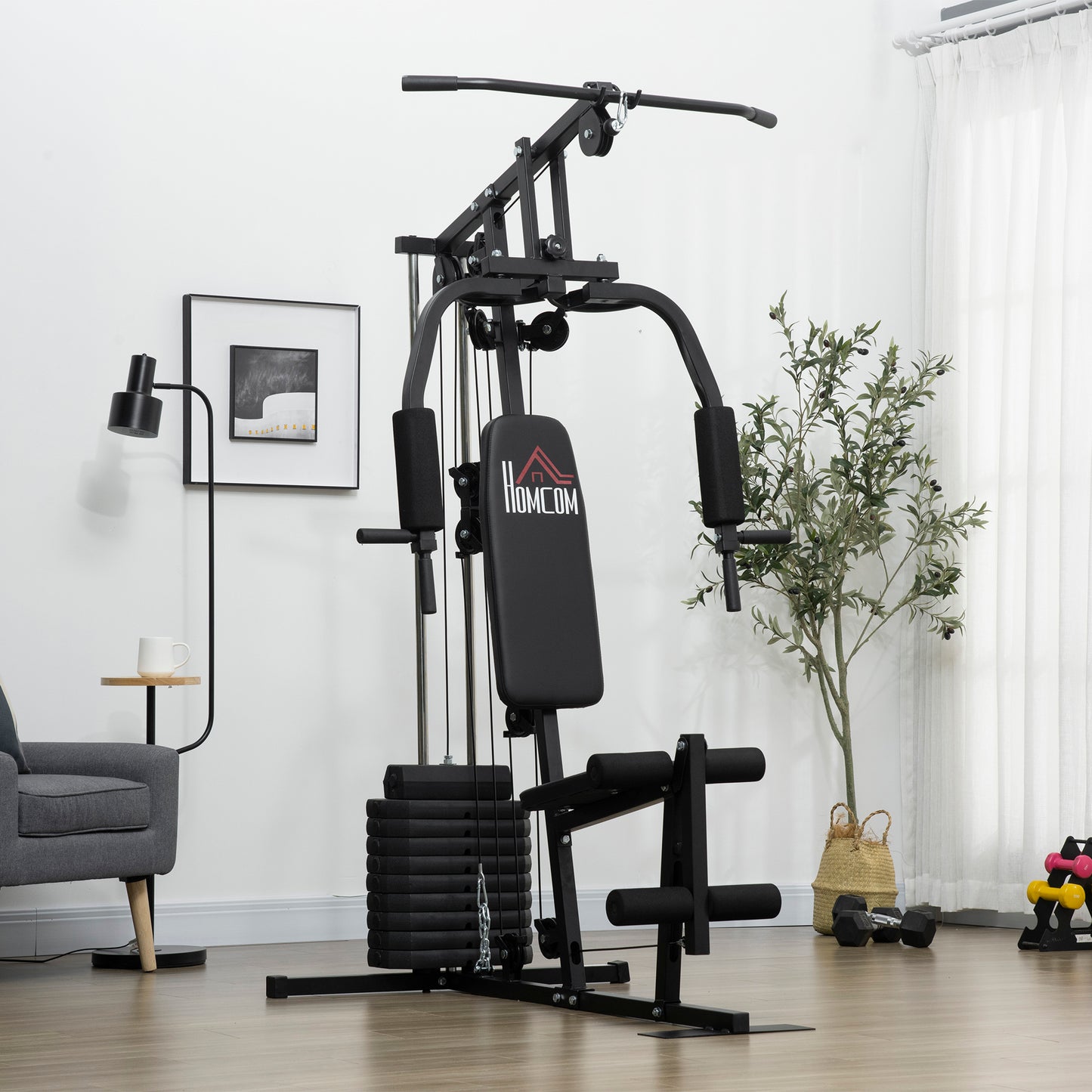 Homcom Multifunction Home Gym Machine