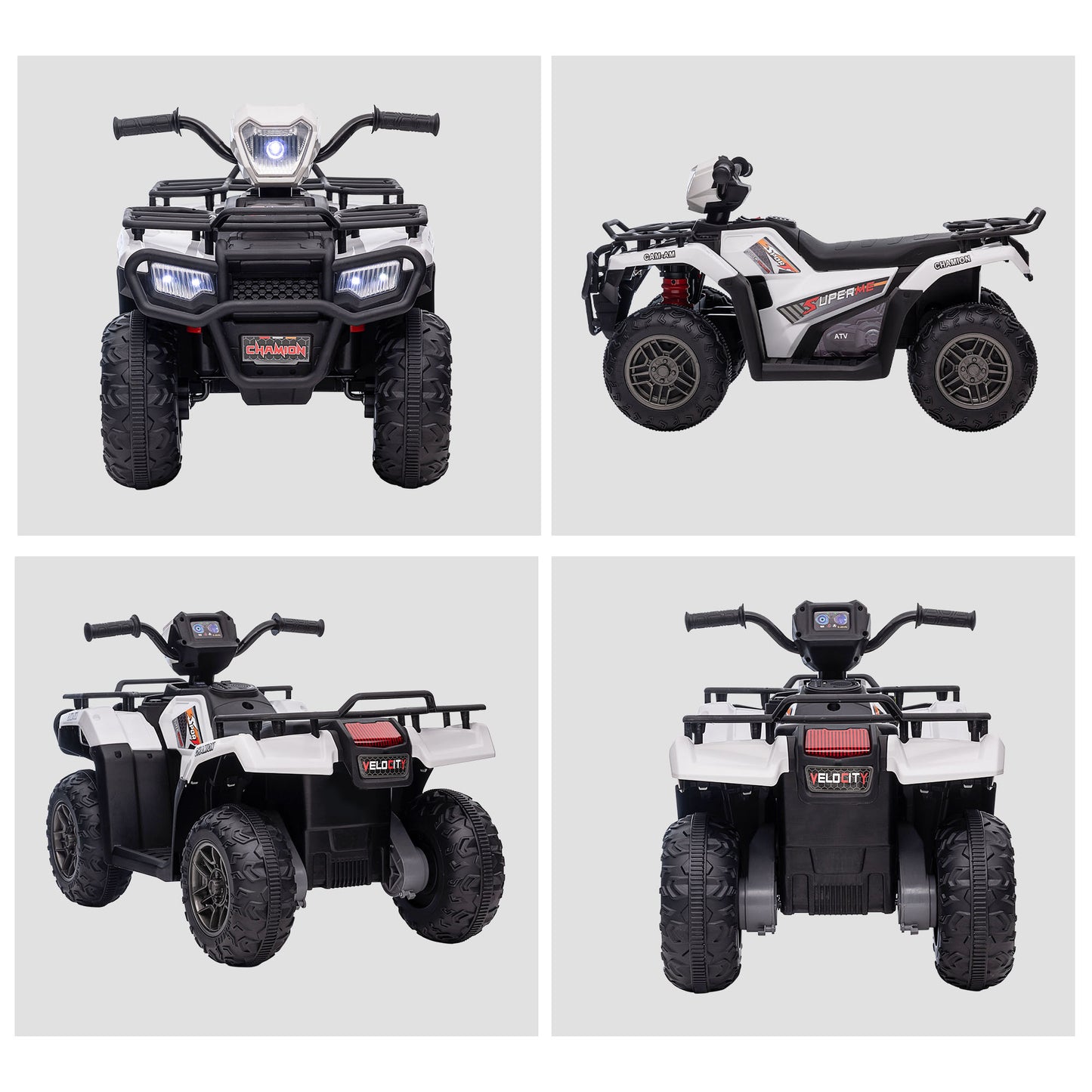 Homcom 12V Kids Quad Bike with Forward Reverse Functions