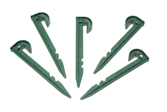 6 x Plastic Garden Netting Peg-0