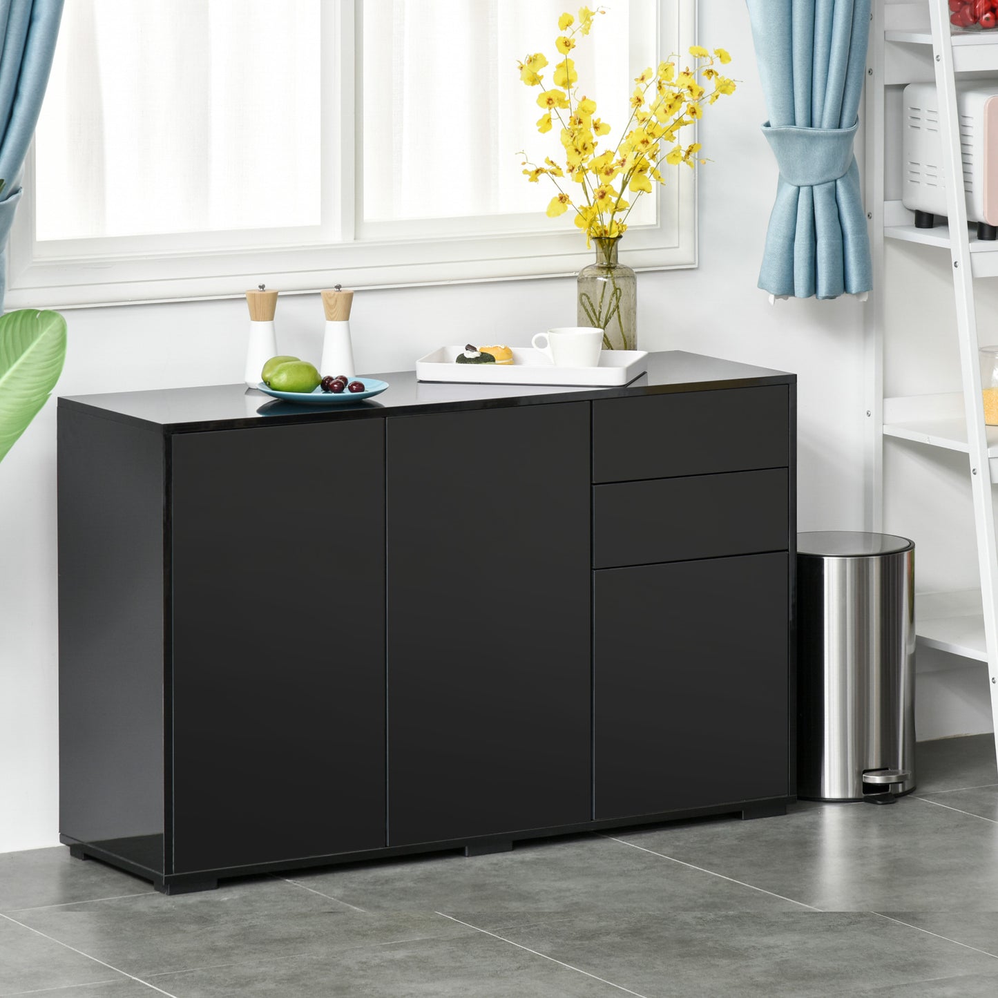 Homcom High Gloss Frame Sideboard