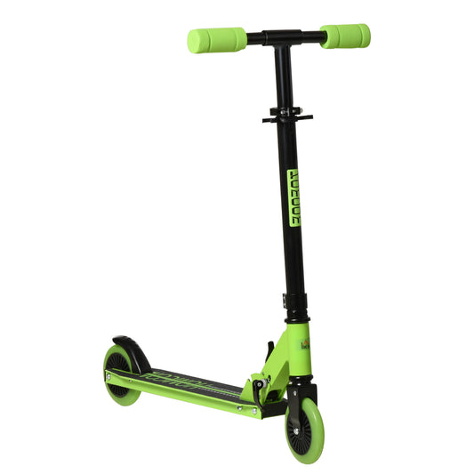 Homcom Scooter for Kids Toddler Foldable Kick Scooter with Adjustable Height Brake