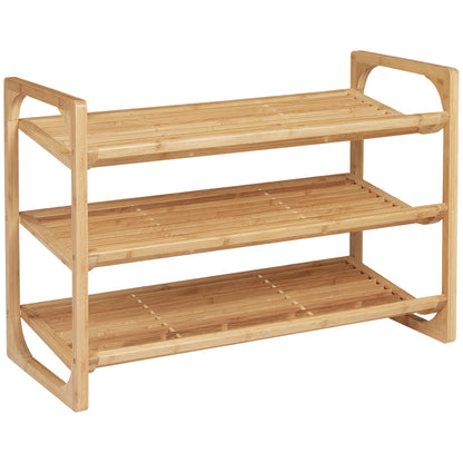 Homcom 3-Tier Shoe Rack