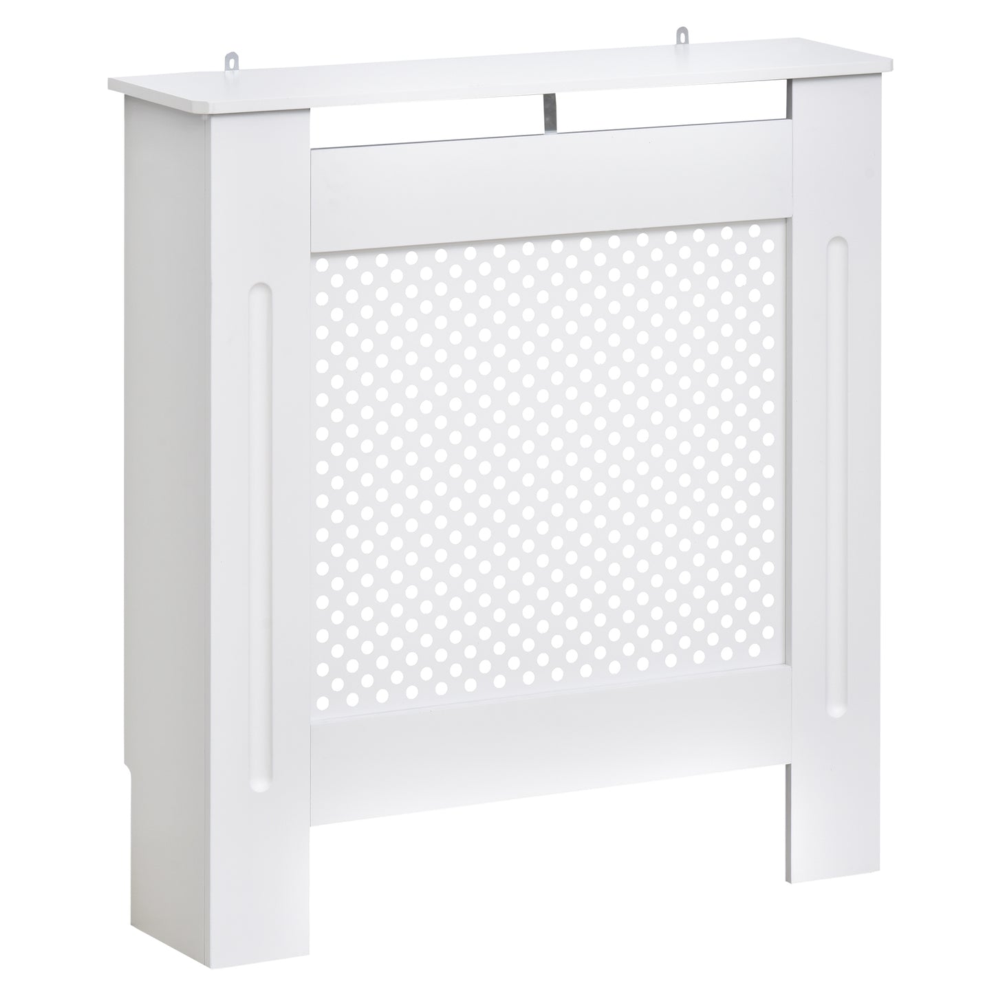 Homcom Small Medium-density fibreboard Wood Radiator Cover 78L x 19W x 82H cm -White