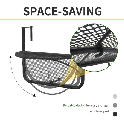 Outsunny Hanging Rail Table