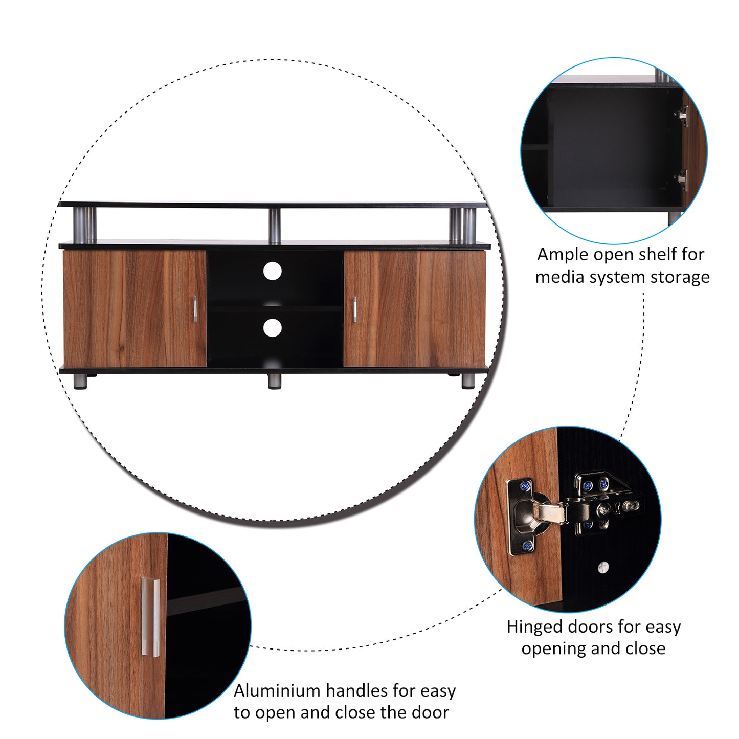 Homcom 50" TV Unit