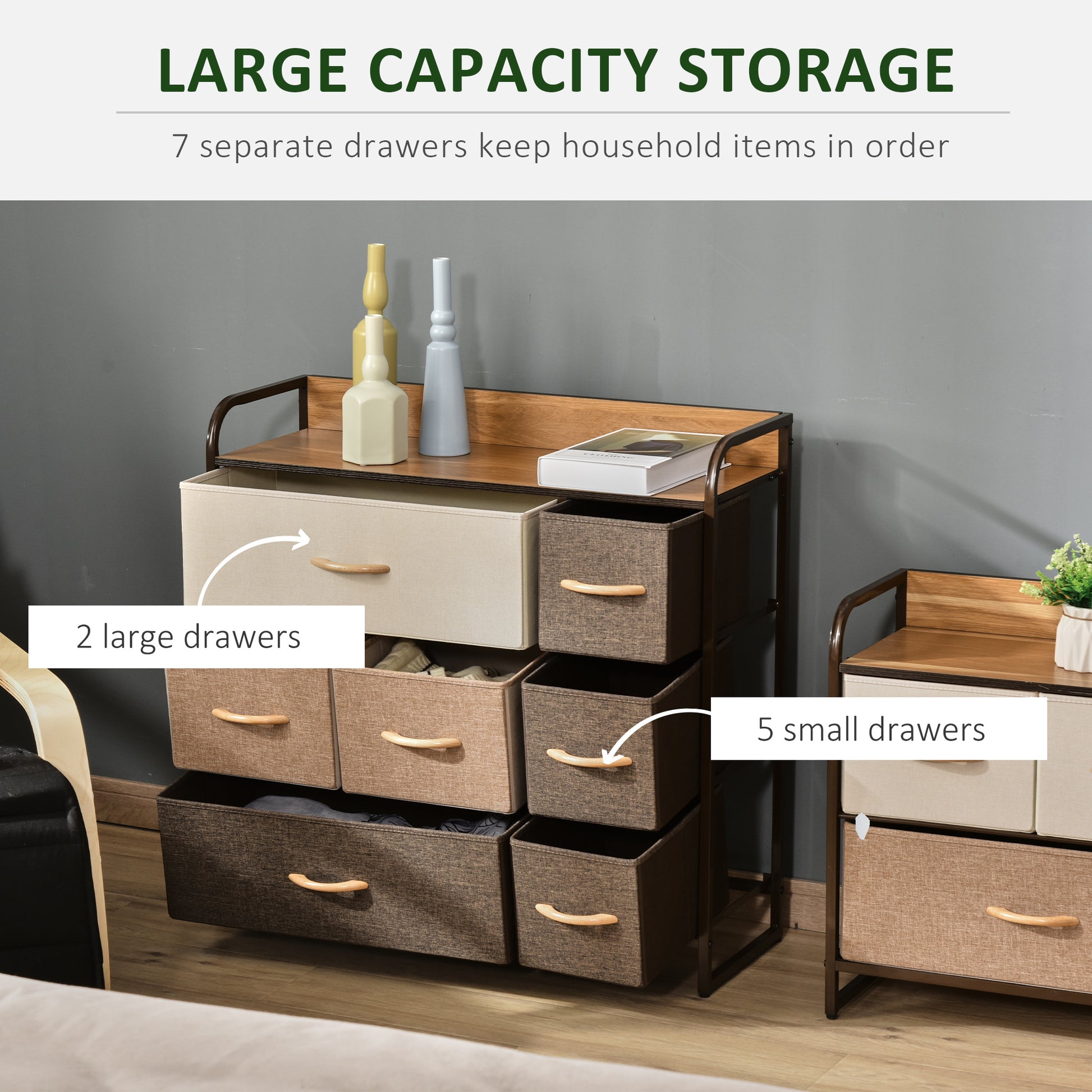 Homcom 7-Drawer Dresser