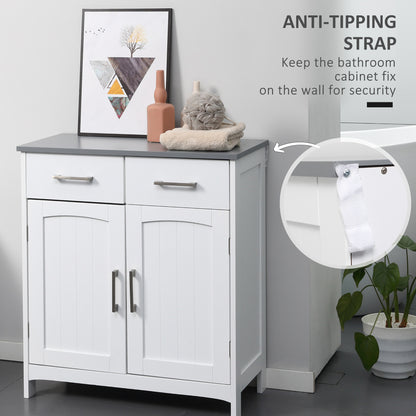 kleankin Freestanding Bathroom Cabinet