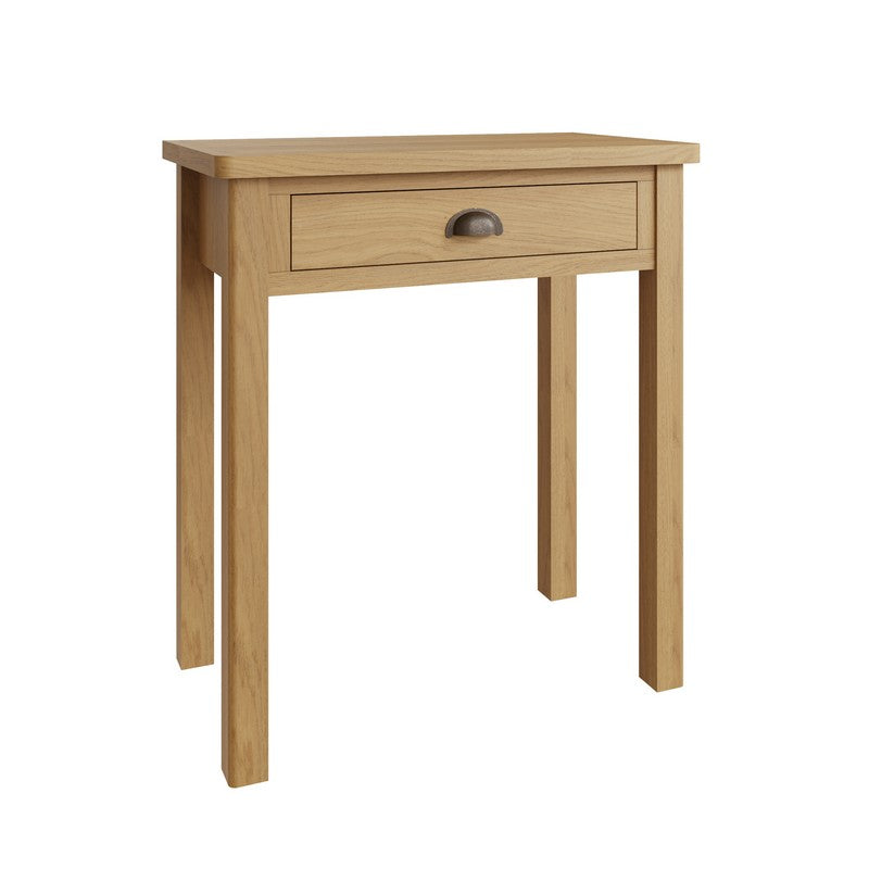 Rutland Dressing Table Oak Natural 1 Drawer