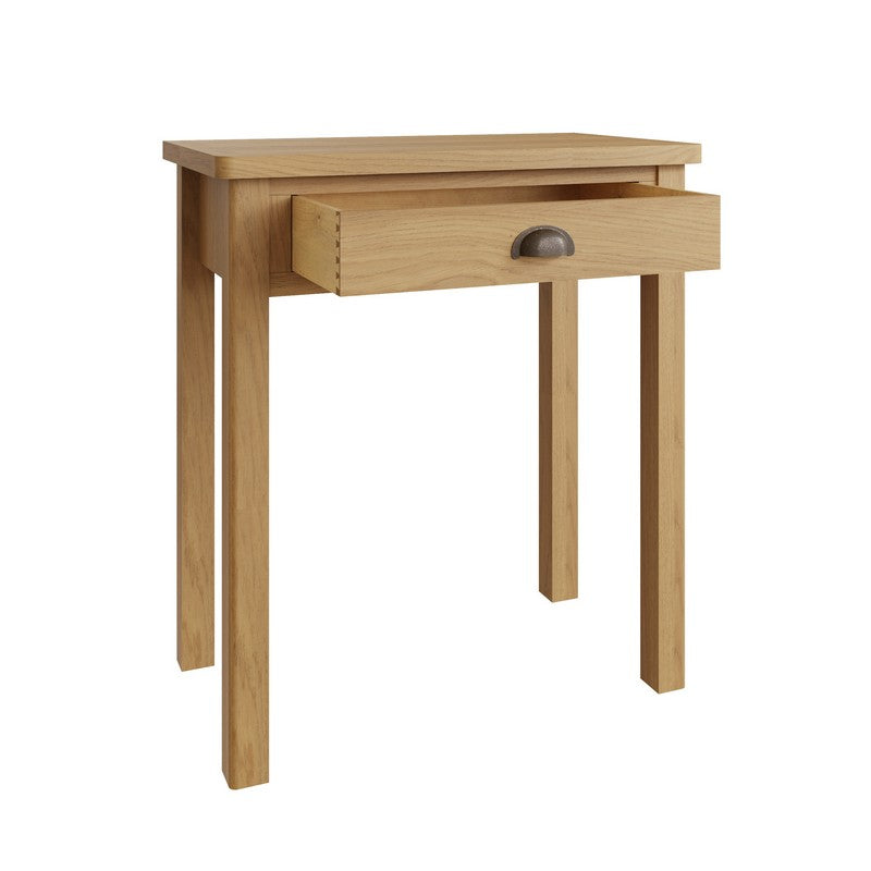 Rutland Dressing Table Oak Natural 1 Drawer