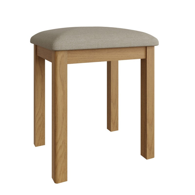 Rutland Dressing Stool Oak Natural