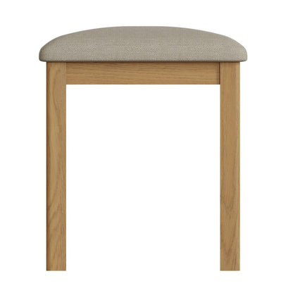 Rutland Dressing Stool Oak Natural