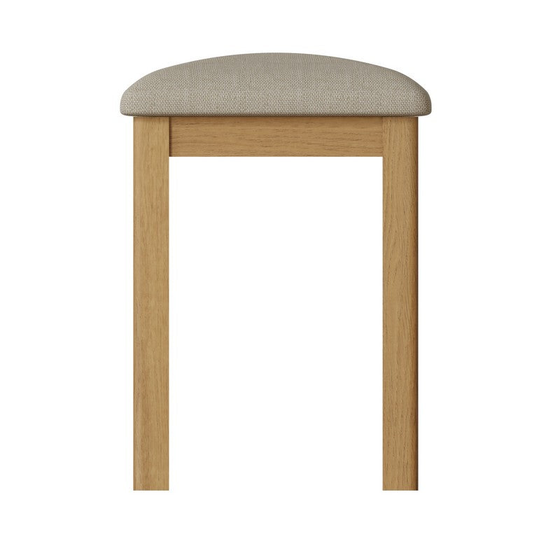 Rutland Dressing Stool Oak Natural