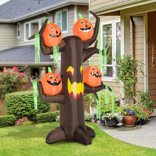 Homcom Halloween Inflatable Decoration Ghost Tree