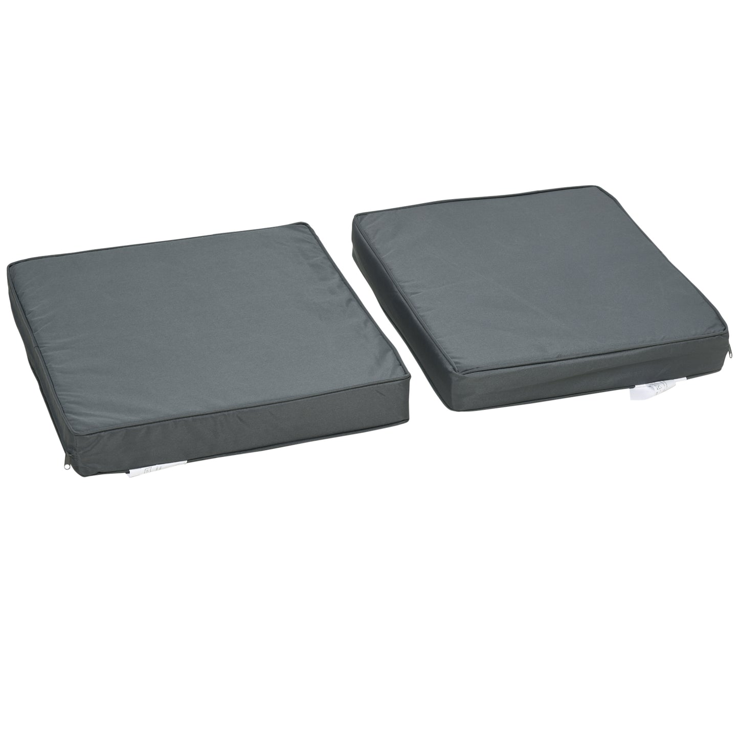 Outsunny Replacement Seat and Back Cushion Set - Grey