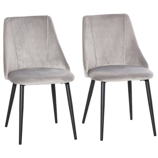 Homcom Dining Chairs Set of 2