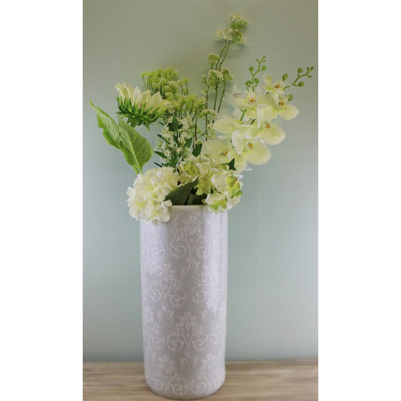 Lavendar Artificial Flower Cream - 63cm